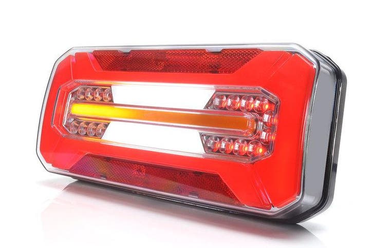 LED full-neon look Achterlicht dynamisch 12v/24v E-keur, Auto-onderdelen, Verlichting, Verzenden