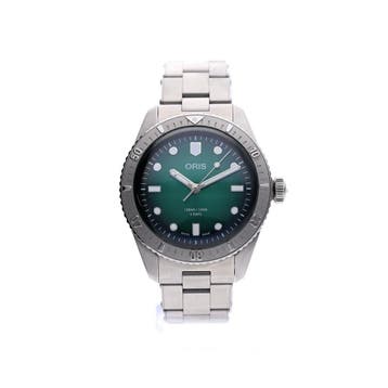 Oris Divers Sixty-Five 5-Days Cal. 400; Automatisch Her..., Overige merken, Polshorloge, Overige materialen, Ophalen of Verzenden