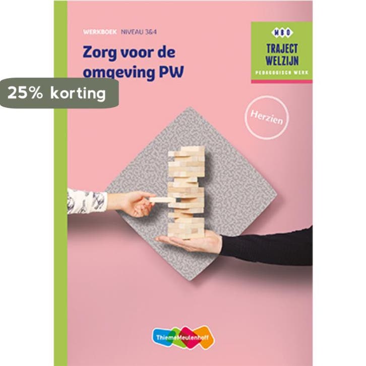 Zorg voor de omgeving PW / niveau 3/4 / Werkboek / Traject, Boeken, Schoolboeken, Zo goed als nieuw, Verzenden