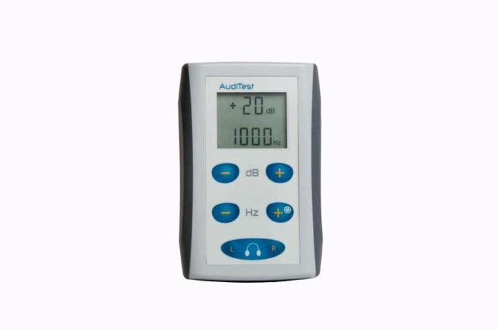 AudiTest, portable audiometer ook voor de thuissituatie, Diversen, Verpleegmiddelen, Nieuw, Verzenden