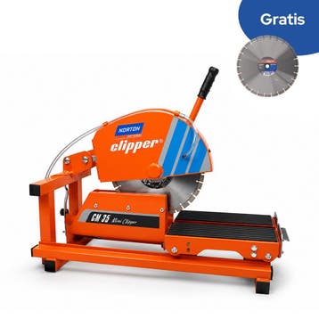 Norton Clipper CM35 MiniClipper steenzaagmachine, Doe-het-zelf en Verbouw, Gereedschap | Zaagmachines, Norton Clipper, 70 mm of meer