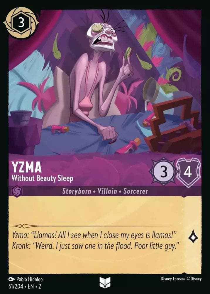 [61/204][S2] - YZMA - Without Beauty Sleep ENG FOIL [M/NM], Verzamelen, Disney, Verzenden