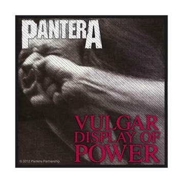 Pantera Vulgar Display of Power patch officiële merchandise, Ophalen of Verzenden, Nieuw, Kleding