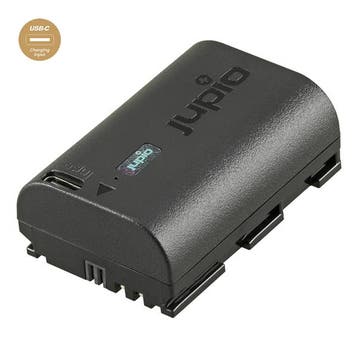 Jupio accu Canon LP-E6P Ultra USB-C Edition  (2600mAh), Ophalen of Verzenden, Nieuw