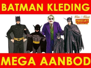 Batman verkleedkleding - Het grootste aanbod Batman kostuums, Ophalen of Verzenden, Nieuw, Overige maten, Kleding