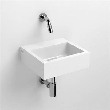 Fontein Clou Flush 1 28x27x9cm Mineraal Marmer Glans Wit, Ophalen of Verzenden, Nieuw