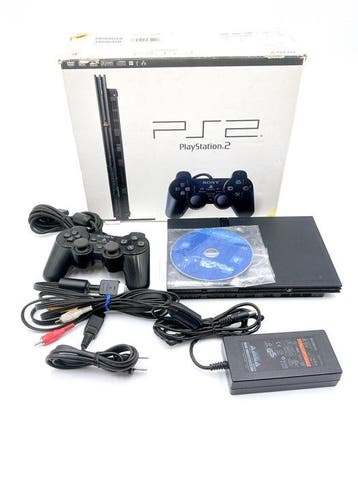 Sony - Sony PlayStation 2 PS2 SCPH-70000 Black Console Boxed, Nieuw