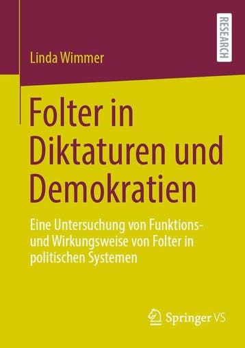 9783658369354 Folter in Diktaturen und Demokratien, Verzenden, Nieuw, Linda Wimmer