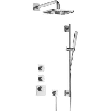 Hotbath Gal - Inbouw Regendoucheset - Chroom - 2 Stopkranen, Ophalen of Verzenden, Nieuw