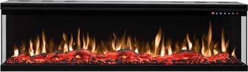 EVIQ Elektrische sfeerhaard 3D Platina 72 inch – 182 cm, Verzenden, Nieuw, Elektrische haard