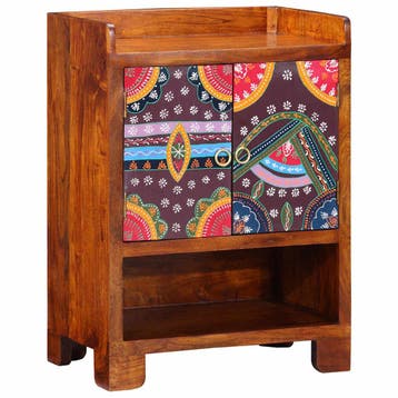 vidaXL Schoenenkast met plank Bruin 55 x 35 x 75 cm Massief, Verzenden, Nieuw