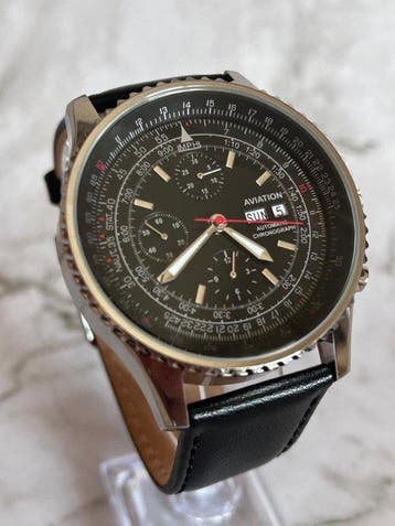 AVIATION - Automatik Chronograph - Zonder minimumprijs -, Nieuw