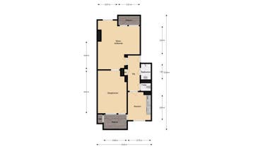Te Huur 2 Kamer Appartement Messchaertstraat In Den Haag, Huizen en Kamers, Huizen te huur, Den Haag, Den Haag, Direct bij eigenaar