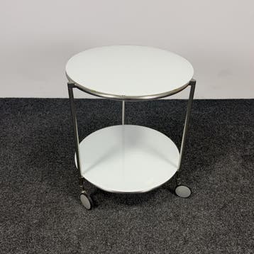 Glazen Bijzettafel | Ø 50 cm, Ophalen of Verzenden, Gebruikt