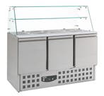 Gekoelde Saladette Glasopstand 3 Drs | Combisteel, Ophalen of Verzenden, Nieuw