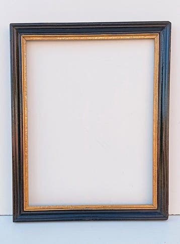 Lijst - Hout - Zwarte en gouden lijst