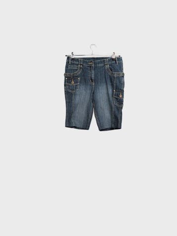 M&S Korte broeken Dames maat L Blauw Vintage, Ophalen of Verzenden, Nieuw