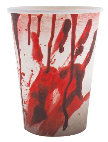 Bloodlust Halloween Bekers (8st), Ophalen of Verzenden, Nieuw