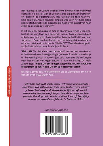 Het is OK. 9789090399836 Janske Michiels, Boeken, Verzenden, Gelezen, Janske Michiels