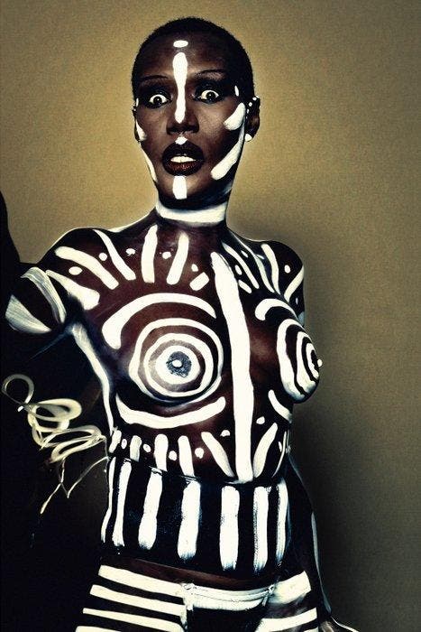 Ben Dauchez - Grace Jones Tribal, Antiek en Kunst, Kunst | Designobjecten