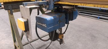 Demag enkelligger bovenloopkraan 15.124mm x 500kg 001669U, Ophalen, Gebruikt