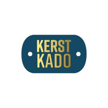 3x cadeaulabel KERST KADO (Per 3 stuks, Cadeaulabels), Ophalen of Verzenden, Nieuw