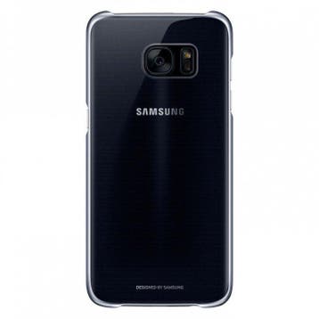 Clear cover Samsung Galaxy S7 Edge EF-QG935CBE zwart, Verzenden, Nieuw