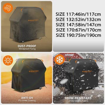 Rowyeet Outdoor BBQ Grillhoes - Waterdicht, UV-bestendig, Ve, Verzenden, Nieuw