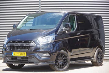 Ford Transit Custom 2.0 TDCI SPORT EDITION! 130PK, 3-ZITS, N, Stof, Gebruikt, Euro 6, Zwart