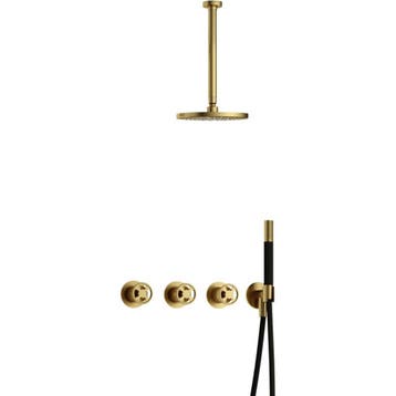 Hotbath Cobber - CW7067 - Inbouw Regendoucheset - Geborsteld, Ophalen of Verzenden, Nieuw