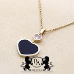 Chopard Happy Hearts Diamant Onyx 18 karaat Roségoud Collier, Sieraden, Tassen en Uiterlijk, Kettingen, Ophalen of Verzenden, Zo goed als nieuw