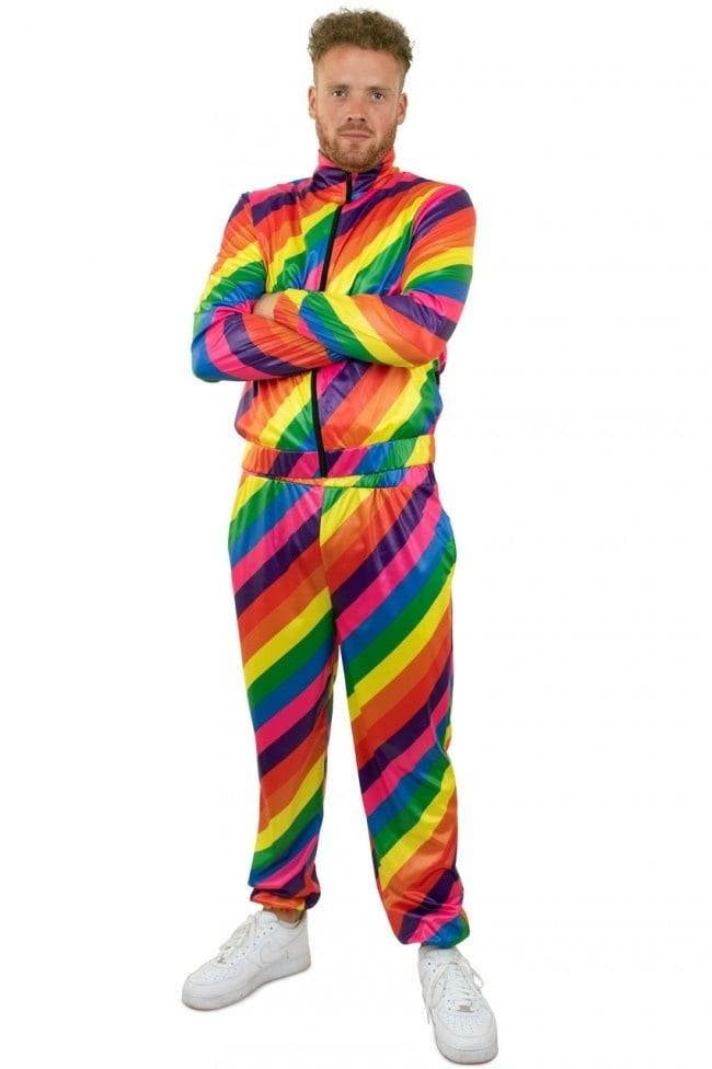 Trainingspak Regenboog Heren, Kleding | Heren, Carnavalskleding en Feestkleding, Nieuw, Ophalen of Verzenden