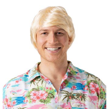 Ken pruik blond, Verzenden, Nieuw, Feestartikel