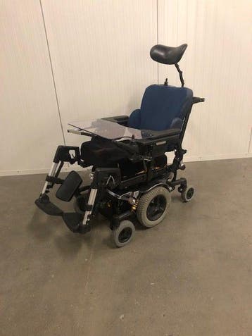 Elektrische rolstoel Morgan M met dubbele bediening | Lif..., Ophalen of Verzenden, Gebruikt