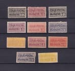 Frankrijk 1918/1920 - Postpakketten, zegelverzameling, Gestempeld