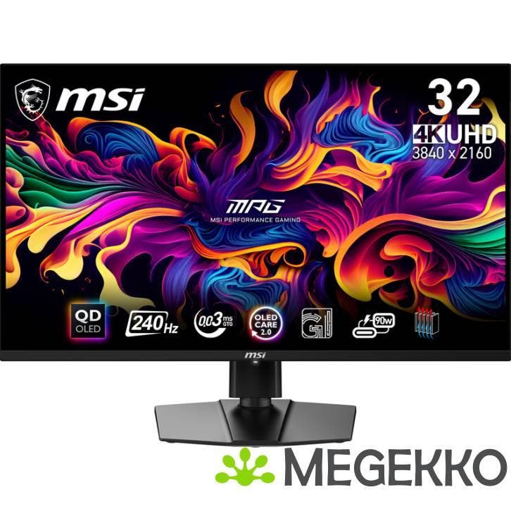 MSI MPG 321URX QD-OLED 32  4K Ultra HD 240Hz OLED Gaming, Computers en Software, Monitoren, Nieuw, Verzenden