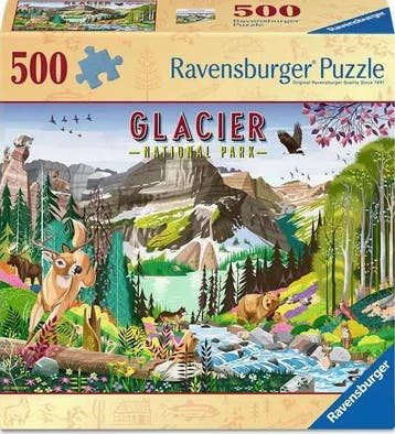 Glacier National Park Puzzel (500 stukjes) | Ravensburger -, Hobby en Vrije tijd, Verzenden, Nieuw