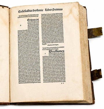 [Incunable] - Eusebius / Beda - Historia Ecclesiastica, Antiek en Kunst