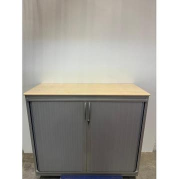 (MDK-107305) Steelcase roldeurkast – 120 x 45 x 102 cm –, Ophalen of Verzenden, Gebruikt