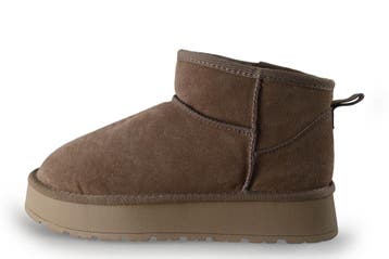 Manfield Snowboots in maat 39 Beige, Verzenden, Beige, Snowboots, Zo goed als nieuw