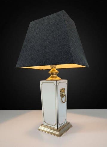 Attr. to Le Dauphin (France) - Lamp - Napoleon III - Gelakt