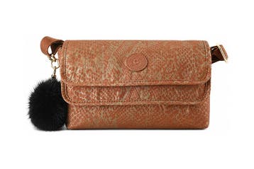 Kipling Handtas Bruin, Verzenden, Zo goed als nieuw, Bruin