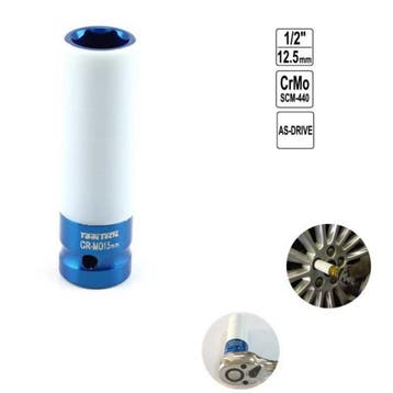 Tooltech Krachtdop 15 mm - Teflonbescherming - Lange 6-ka..., Ophalen of Verzenden, Nieuw