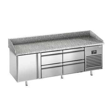 GGM Gastro | Pizzawerkbank PREMIUM PLUS - 1980x700mm - met |, Verzenden, Nieuw in verpakking, RVS Meubilair