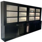 Buffetkast zwart Hasselt XXL 400cm, Ophalen of Verzenden, Nieuw