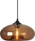 Hanglamp Bruin Glas | 28cm | Retourdeal 41% Korting, Nieuw, Ophalen of Verzenden, Industrieel, Metaal
