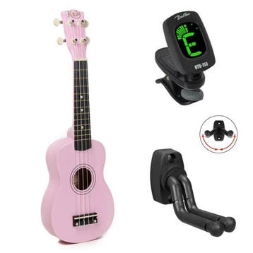 Korala UKS-15 bundel sopraan ukulele, Ophalen of Verzenden, Nieuw