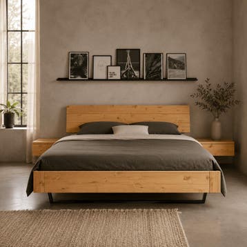 Van Schaik Montego Houten Bed - 180 x 200, Nieuw
