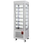 Panoramische vitrine, 5 niveaus, 360 LT, RVS., Verzenden, Nieuw in verpakking, Koelen en Vriezen