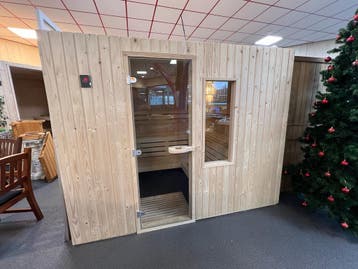 Op maat gemaakt sauna in Nordisch Fichte, Verzenden, Nieuw